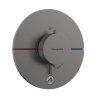 Hansgrohe ShowerSelect Comfort S Bateria prysznicowa termostatyczna podtynkowa czarny chrom szczotkowany 15562340