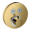 Hansgrohe ShowerSelect S Bateria wannowo-prysznicowa podtynkowa z termostatem złoty optyczny polerowany 15743990
