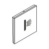 Hansgrohe Symbol dysza boczna do RainSelect brąz szczotkowany 93304140