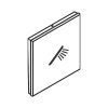 Hansgrohe Symbol główka prysznicowa do RainSelect złoty optyczny polerowany 93106990