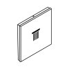 Hansgrohe Symbol strumień PowderRain do RainSelect czarny chrom szczotkowany 93499340