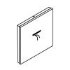 Hansgrohe Symbol strumień Rain Flow do RainSelect chrom 93305000