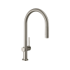 Hansgrohe Talis M54 Bateria kuchenna wysoka z wyciąganą wylewką stal szlachetna 72800800