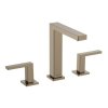 Hansgrohe Tecturis E Bateria umywalkowa 3 otworowa z korkiem brąz szczotkowany 73030140