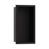 Hansgrohe XtraStoris Original Wnęka ścienna z ozdobną ramką 30x15x7 cm czarny mat 56092670