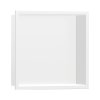 Hansgrohe XtraStoris Original Wnęka ścienna z ozdobną ramką 30x30x7 cm biały mat 56093700