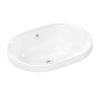 Hansgrohe Xuniva U Umywalka wpuszczana w blat 55x40 cm biały połysk z powłoką SmartClean 61062450