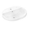 Hansgrohe Xuniva U Umywalka wpuszczana w blat 55x45 cm biały połysk 60161450