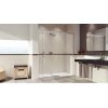 Huppe Aura Elegance 4-kąt Drzwi suwane ze stałym segmentem i częścią boczną 170x190 cm profile chrom eloxal szkło przezroczyste 401902.092.321
