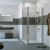 Huppe Classics 2 4-kąt Ścianka boczna do drzwi wahadłowych SW 75x200 cm profile białe szkło przezroczyste C23907055321