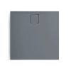 Huppe EasyFlat Brodzik kwadratowy 90x90 cm szary mat EF0101026