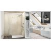 Huppe Select+ SW 110 Ścianka boczna wolnostojąca Walk-in 6 mm o wysokości 200 cm profile srebrne matowe szkło przezroczyste SL0206.087.321
