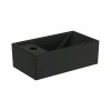Ideal Standard Tempo Umywalka wisząca lub meblowa 37x21 cm lewa czarny mat E2113V3