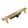 Jano Duo Odpływ liniowy 80 cm złoty GL5120GS