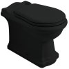 Kerasan Retro Toaleta WC stojąca odpływ poziomy/pionowy czarny mat 101631