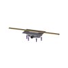Kessel Linearis Infinity 90 Odpływ liniowy 100 cm brąz szczotkowany 45204.10