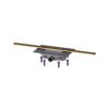 Kessel Linearis Infinity 90 Odpływ liniowy 90 cm brąz szczotkowany 45204.09