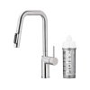 KFA Duero Pure Basic Bateria kuchenna wysoka z wyciąganą wylewką i filtrem Silver S inox 6623-314-22