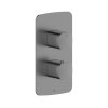 KFA Malaga Bateria prysznicowa termostatyczna podtynkowa gun metal grey z powłoką PVD 5759-001-61