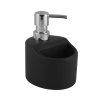 Kuchinox Yogo Dozownik czarny/chrom AMP_7M2M