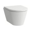 Laufen Kartell Zestaw Toaleta WC Rimless bez kołnierza krótka + deska wolnoopadająca biały H8663330000001