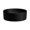 Laufen Savoy Umywalka nablatowa 38 cm czarny mat H8129417161121