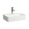 Laufen Savoy Umywalka nablatowa 55x38 cm bez przelewu biała H8169450001111