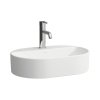 Laufen Savoy Umywalka nablatowa 55x38 cm z przelewem biały mat H8129457571041