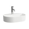 Laufen Savoy Umywalka nablatowa 55x38 cm z przelewem biała H8129450001041