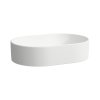 Laufen Savoy Umywalka nablatowa 55x38 cm z przelewem biały mat H8129447571091