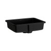 Laufen Savoy Umywalka podblatowa 50x39,5 cm szkliwiona czarny mat H8189477161551