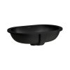 Laufen Savoy Umywalka podblatowa 57,5x37,5 cm nieszkliwiona czarny mat H8189457161091