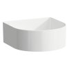 Laufen Sonar Umywalka nablatowa 34x34 cm biały mat H8123407571121