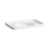 Laufen Val Umywalka wpuszczana w blat 55x36 cm bez otworu na baterię biały mat H8172817571091