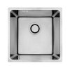 Laveo Aden Zlewozmywak stalowy jednokomorowy 44x44 cm inox SLA_010P