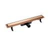 Laveo Basso Odpływ liniowy 70 cm odwracalny różowe złoto COB_870D