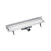 Laveo Basso Odpływ liniowy przyścienny 60 cm inox COB_261D