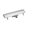 Laveo Basso Odpływ liniowy przyścienny 70 cm inox COB_271D