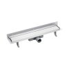 Laveo Basso Odpływ liniowy przyścienny 90 cm inox COB_291D