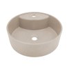 Laveo Cliff Umywalka nablatowa 43x43 cm beż VGC1410T