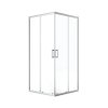 Laveo Desna Kabina prysznicowa kwadratowa 80x80x185 cm drzwi rozsuwane JKD086K