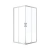 Laveo Desna Kabina prysznicowa kwadratowa 90x90x185 cm drzwi rozsuwane JKD096K