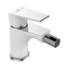 Laveo Largo Bateria bidetowa z korkiem biały/chrom BAH_632D