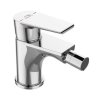Laveo Largo Bateria bidetowa z korkiem chrom BAH_032D