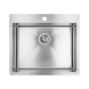 Laveo Marmara Zlewozmywak stalowy jednokomorowy 51x59 cm inox SAM_010T