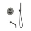 Laveo Pretto Bateria wannowa podtynkowa grafit BAO_911P