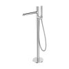 Laveo Pretto Bateria wannowa wolnostojąca chrom BAO_011S