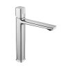 Laveo Tores Bateria umywalkowa wysoka z korkiem chrom BVT_02ND