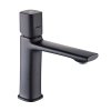 Laveo Tores Bateria umywalkowa z korkiem czarny BVT_722D