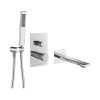 Laveo Tores Bateria wannowa podtynkowa chrom BVT_011P